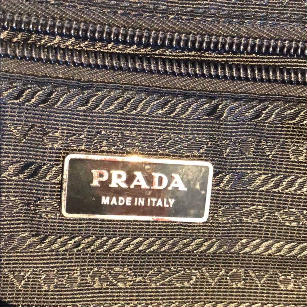 Prada V164 Unisex Nero Nylon / Leather Backpack - Picture 14 of 15
